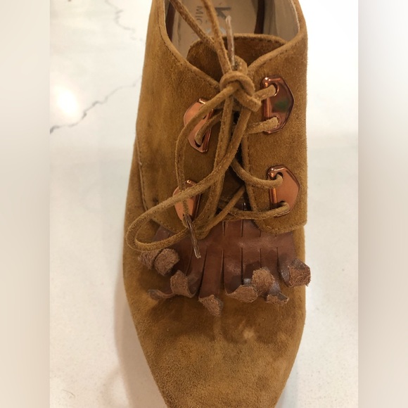 Michael Kors Suede Wedge Shoes - Picture 5 of 7